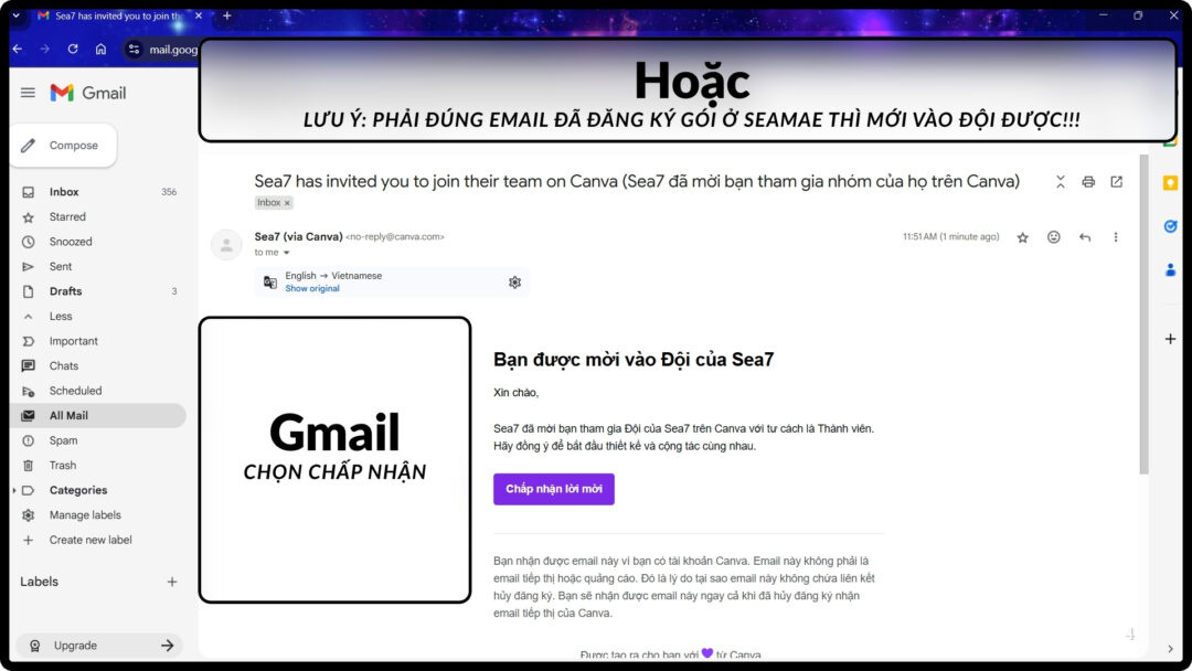 Hướng dẫn truy cập Canva Pro, khi mua tại Seamae.store - Ảnh 4